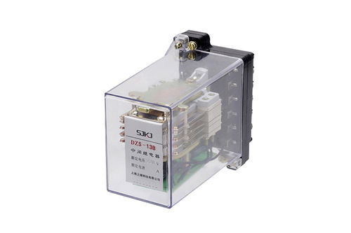 上海上继科技DZS-13B延时中间继电器 产品图片及开孔尺寸指南